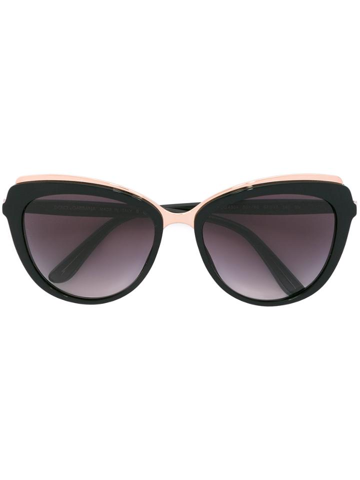 Dolce & Gabbana Eyewear Cat-eye Frame Sunglasses - Black