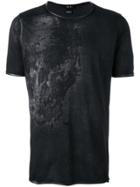 Avant Toi Skull Print T-shirt - Black