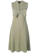 Giorgio Armani Vintage 1990's Bow Detail Dress - Green