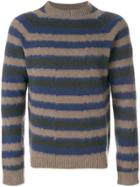 Boglioli Striped Crew Neck Pullover - Multicolour