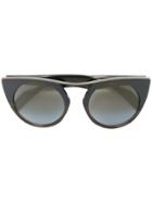 Yohji Yamamoto Cat Eye Sunglasses - Blue