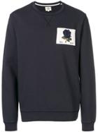 Kent & Curwen Navy Logo Sweater - Blue
