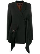 Ellery Tie-waist Blazer - Black