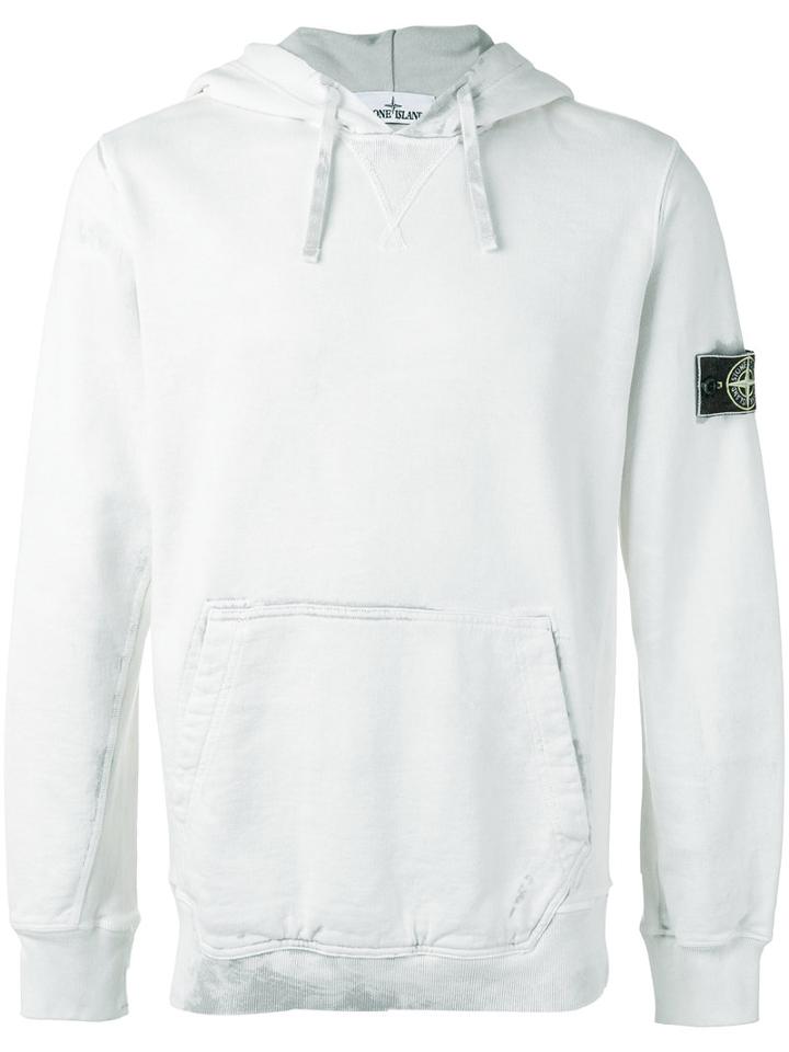 Stone Island - Front Pocket Hoodie - Men - Cotton - Xl, Nude/neutrals, Cotton