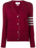 Thom Browne 4-bar Milano Cardigan - Red