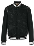 Valentino Panther Print Bomber Jacket - Black