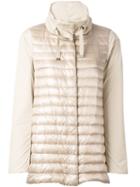 Herno - Padded Jacket - Women - Cotton/feather Down/polyamide/acetate - 42, Nude/neutrals, Cotton/feather Down/polyamide/acetate