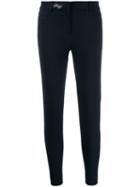 Philosophy Di Lorenzo Serafini Slim Fit Cropped Trousers - Blue
