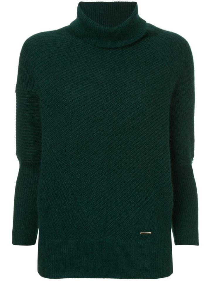 Loveless Turtleneck Jumper - Green