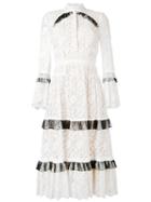 Erdem - Lace Dress - Women - Silk/cotton/polyamide/rayon - 8, Nude/neutrals, Silk/cotton/polyamide/rayon