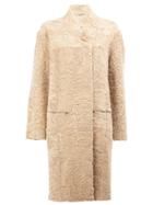 32 Paradis Sprung Frères Reversible Coat - Nude & Neutrals