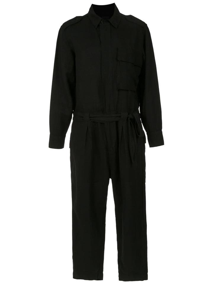 Osklen Lace Up Jumpsuit - Black