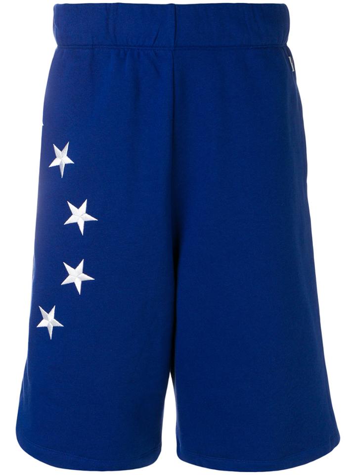 Études Star Patch Track Shorts - Blue