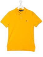 Ralph Lauren Kids Teen Embroidered Logo Polo Shirt - Yellow