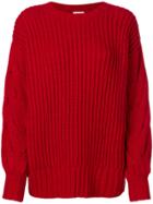 P.a.r.o.s.h. Cable-knit Jumper - Red