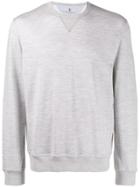 Brunello Cucinelli Classic Slim-fit Sweatshirt - Grey