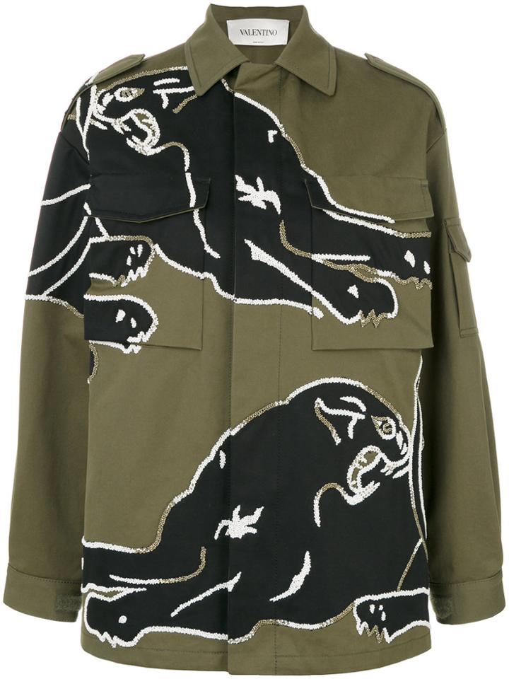 Valentino Beaded Jacket - Green