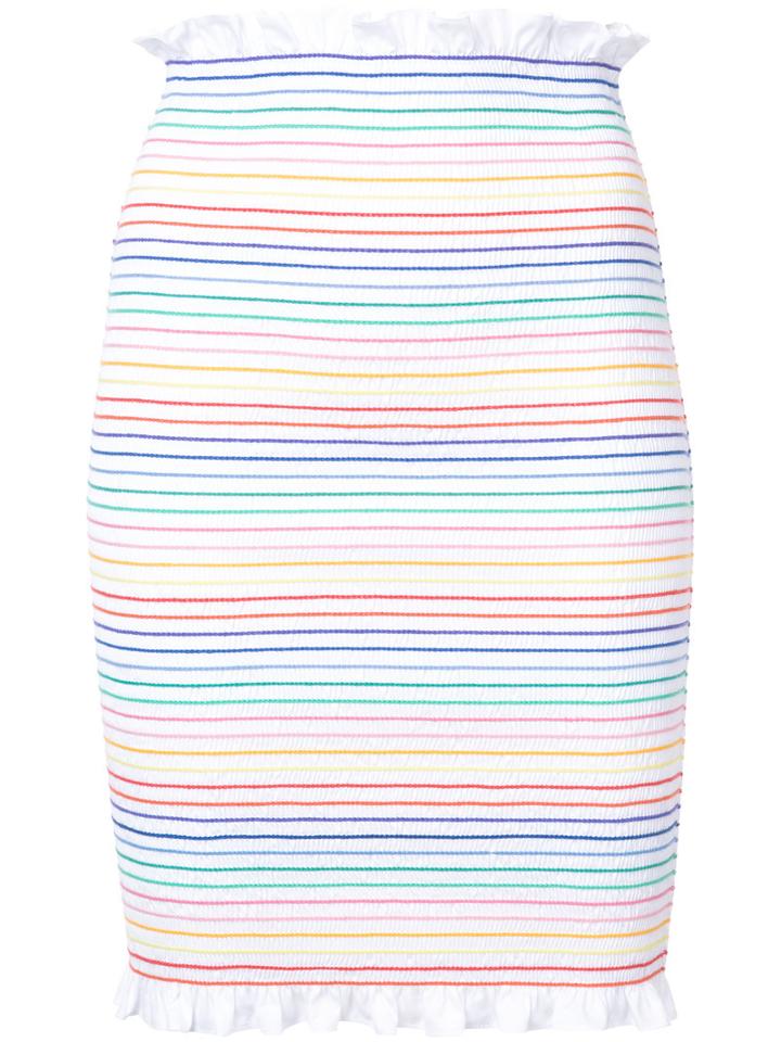 Petersyn - Embroidered Skirt - Women - Cotton - M, White, Cotton