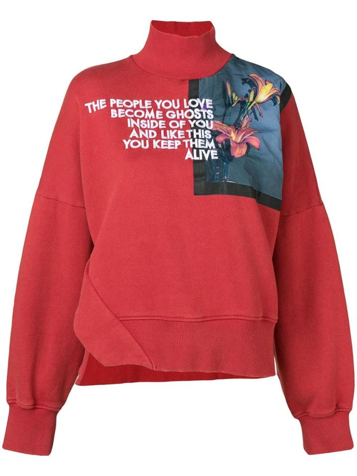 Each X Other Floral Print Sweatshirt - Red