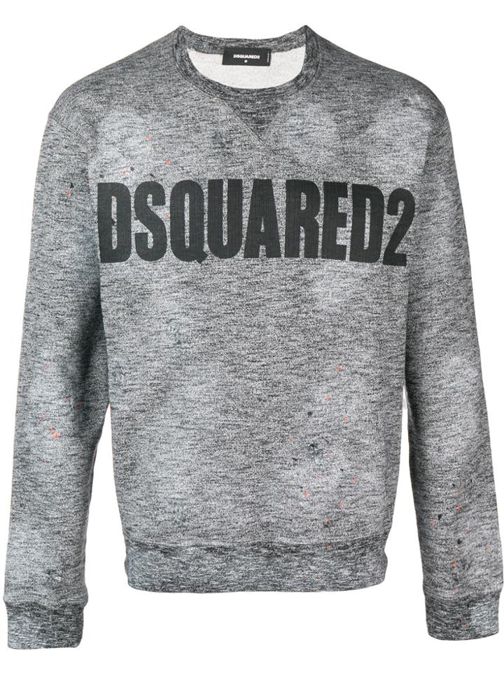 Dsquared2 Front Printed Sweatshirt - Grey