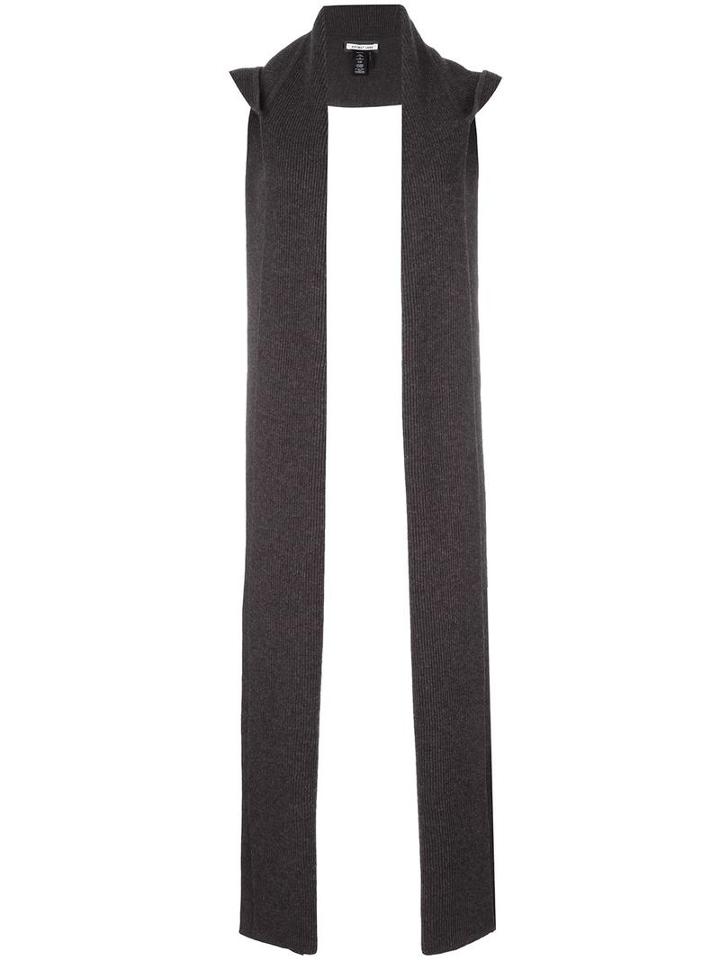 Helmut Lang Hooded Stole, Women's, Grey, Wool/cashmere