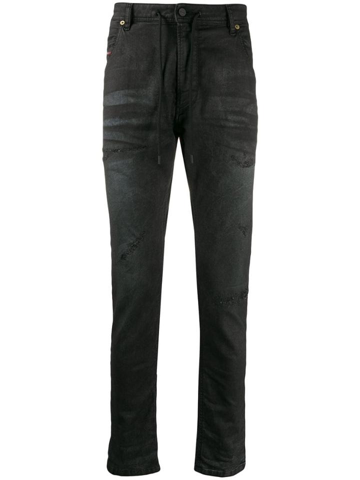 Diesel Krooley Joggjeans Carrot Jeans - Black