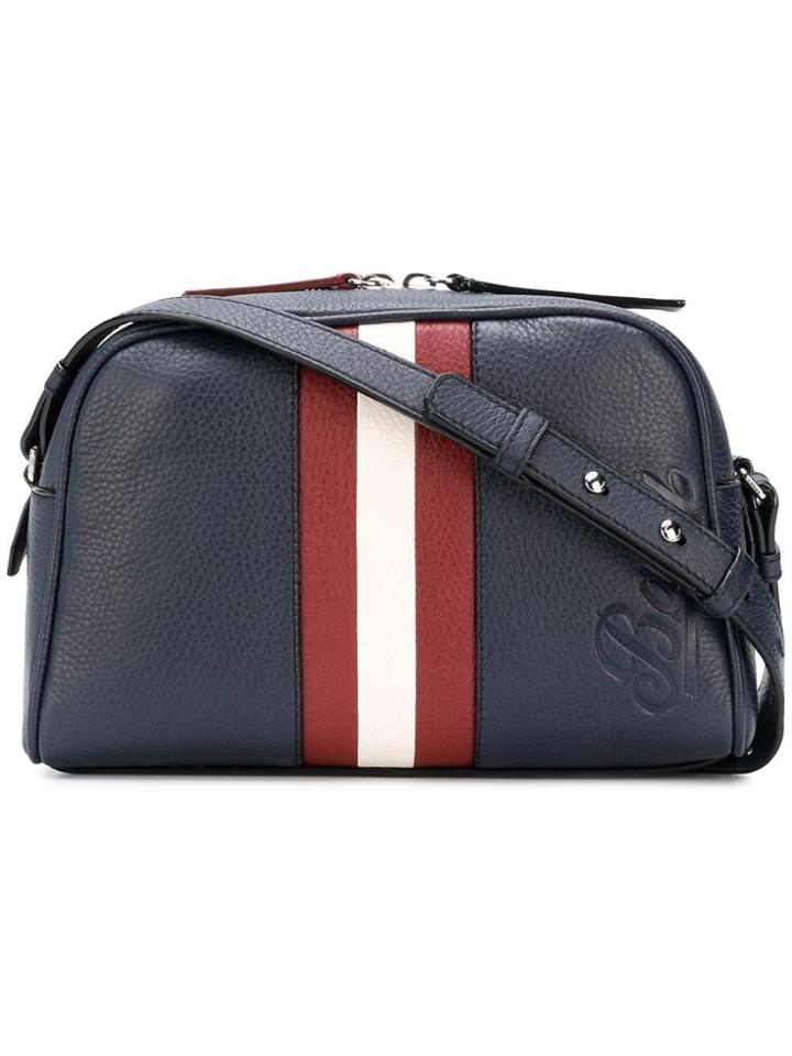 Bally Embossed Logo Mini Bag - Blue