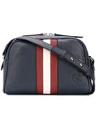 Bally Embossed Logo Mini Bag - Blue