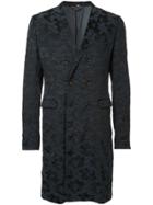Comme Des Garçons Vintage Camouflage Single Breasted Coat - Blue