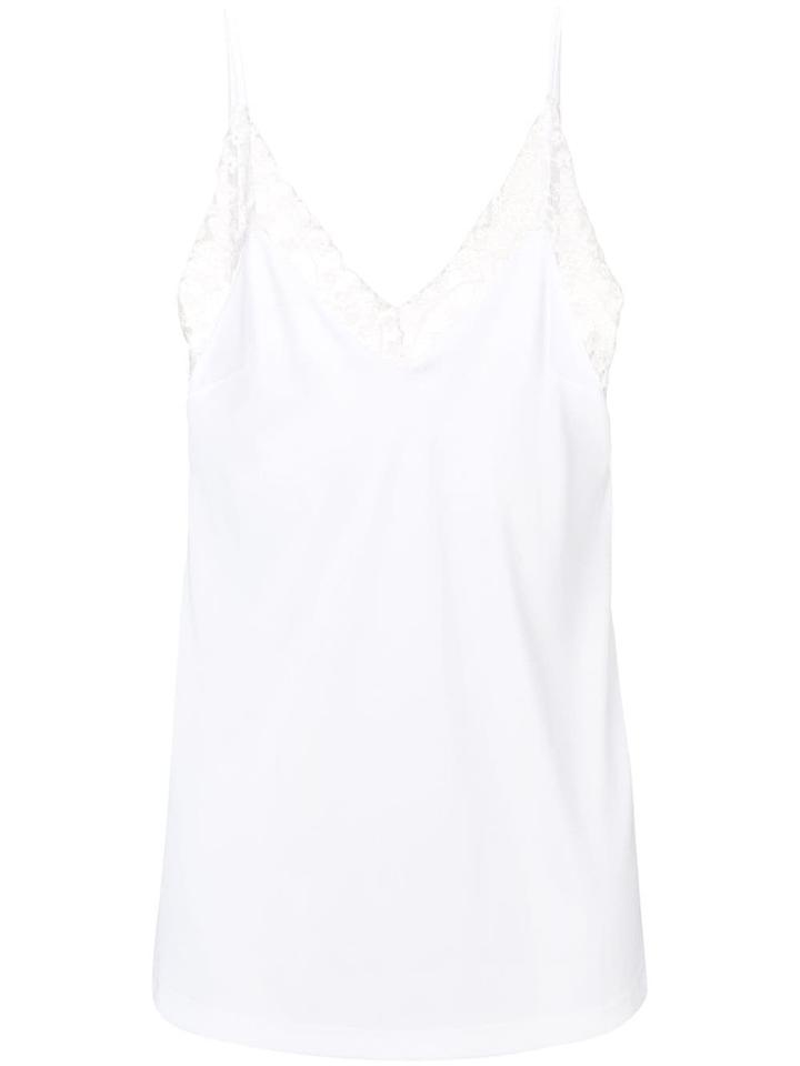 Dondup Lace Detail Top - White