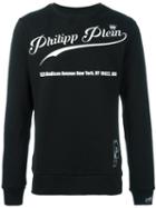 Philipp Plein Printed Sweatshirt, Men's, Size: Large, Black, Cotton