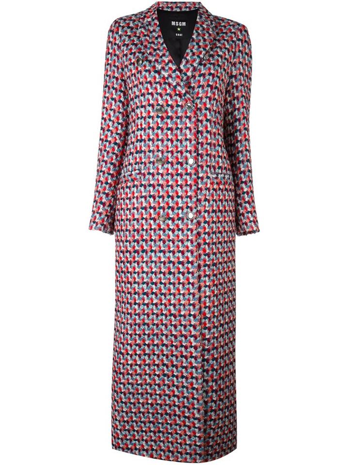 Msgm Double-breasted Coat