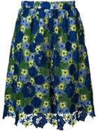 P.a.r.o.s.h. Floral Crochet 'profumo' Skirt