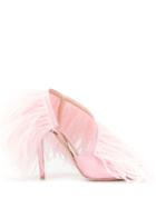 Giambattista Valli Feather Embellished Pumps - Pink