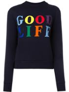 Être Cécile Good Life Sweatshirt, Women's, Size: Medium, Blue, Cotton