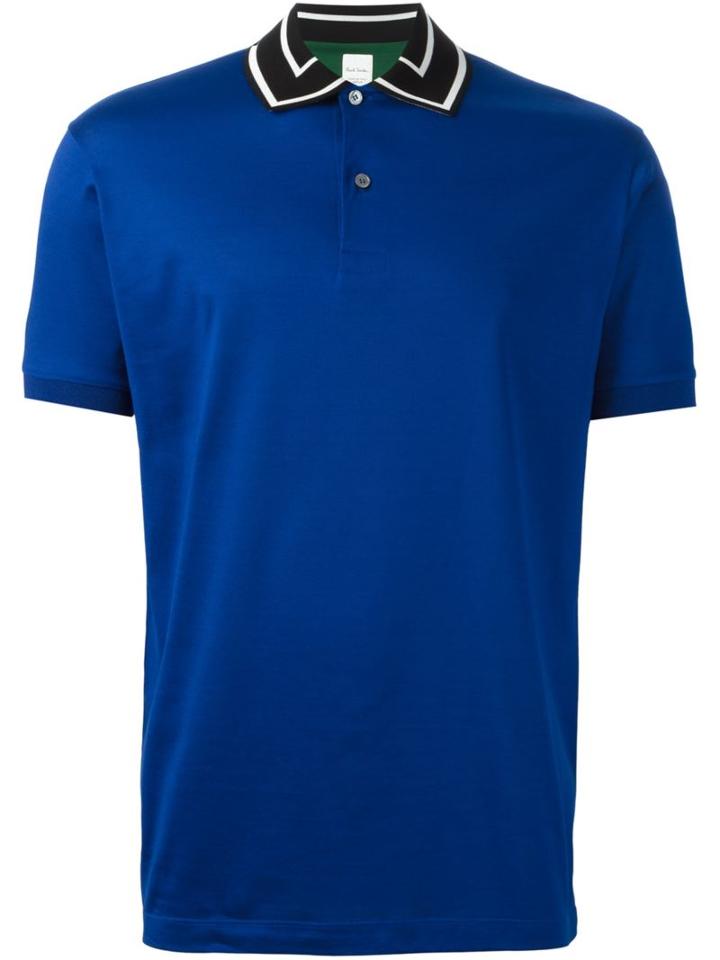 Paul Smith Contrasting Collar Polo Shirt