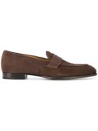 Barbanera Pointed Toe Loafers - Brown