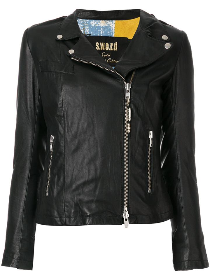 S.w.o.r.d 6.6.44 Biker Jacket - Black