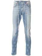 Represent Faded Skinny Jeans - Blue