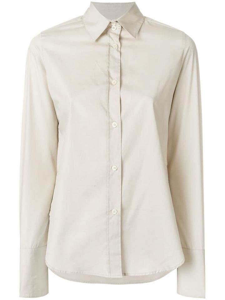 Romeo Gigli Pre-owned Wide Cuffs Shirt - Neutrals