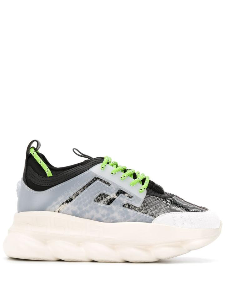 Versace Chain Reaction Sneakers - Grey