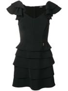 Elisabetta Franchi Ruffled Dress - Black