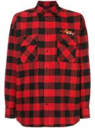 Doublet Back Embroidered Checked Shirt