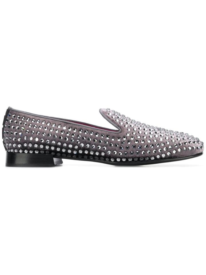 Alberto Gozzi Studded Loafers - Green