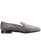 Alberto Gozzi Studded Loafers - Green