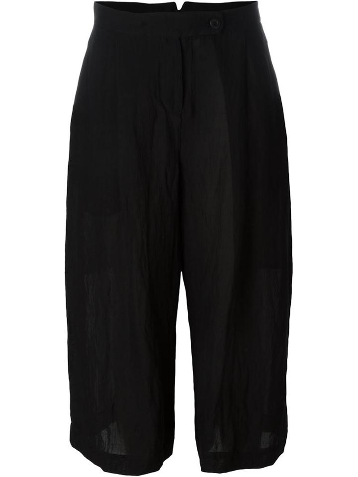 Lost And Found Wide Leg Cropped Trousers
