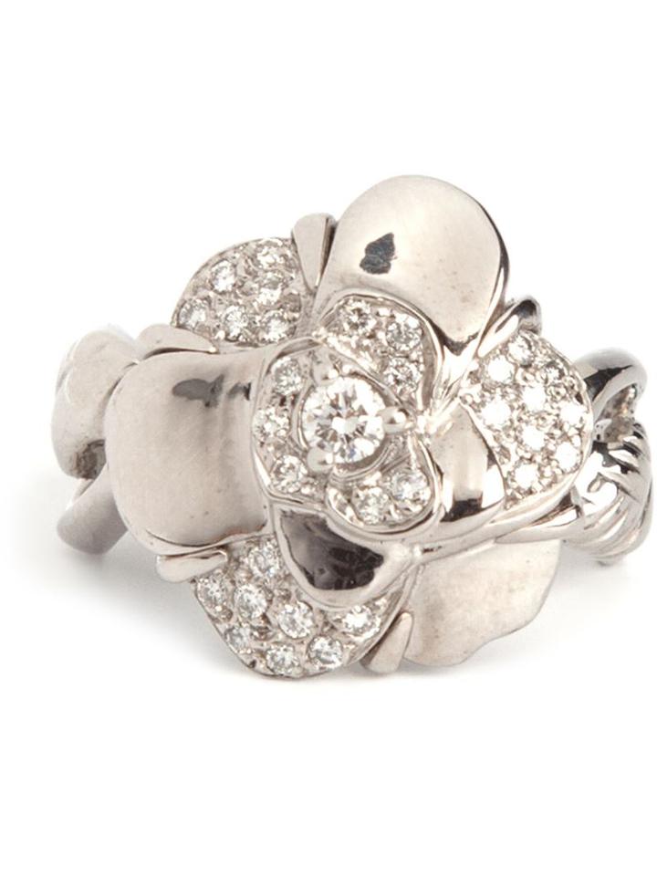 Chanel Vintage Diamond Cocktail Ring