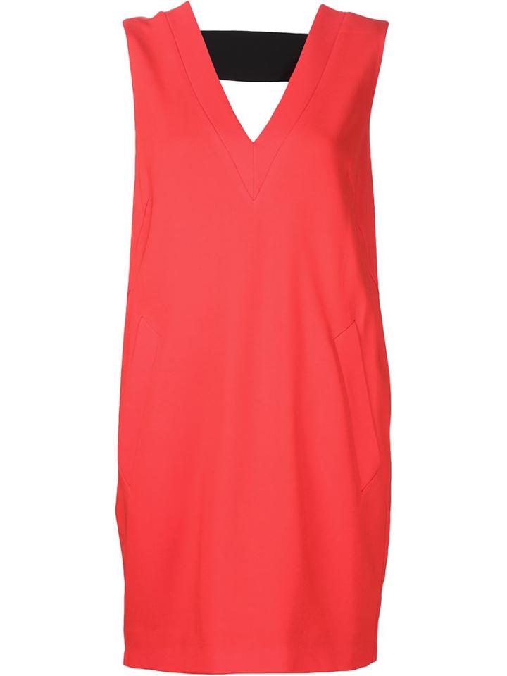 Rag & Bone 'phoebe' Dress, Women's, Size: 4, Red, Cupro/silk/viscose/spandex/elastane