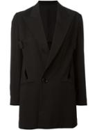 Yohji Yamamoto Vintage Double Breasted Blazer, Women's, Size: 1, Black