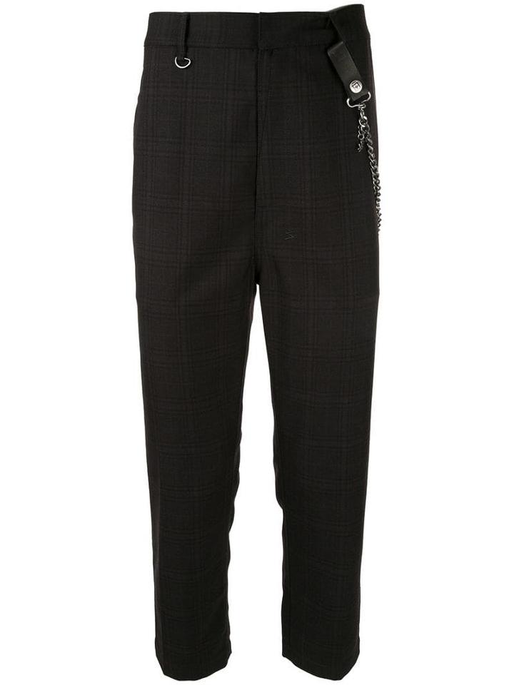 Ksubi Sid Checked Trousers - Black
